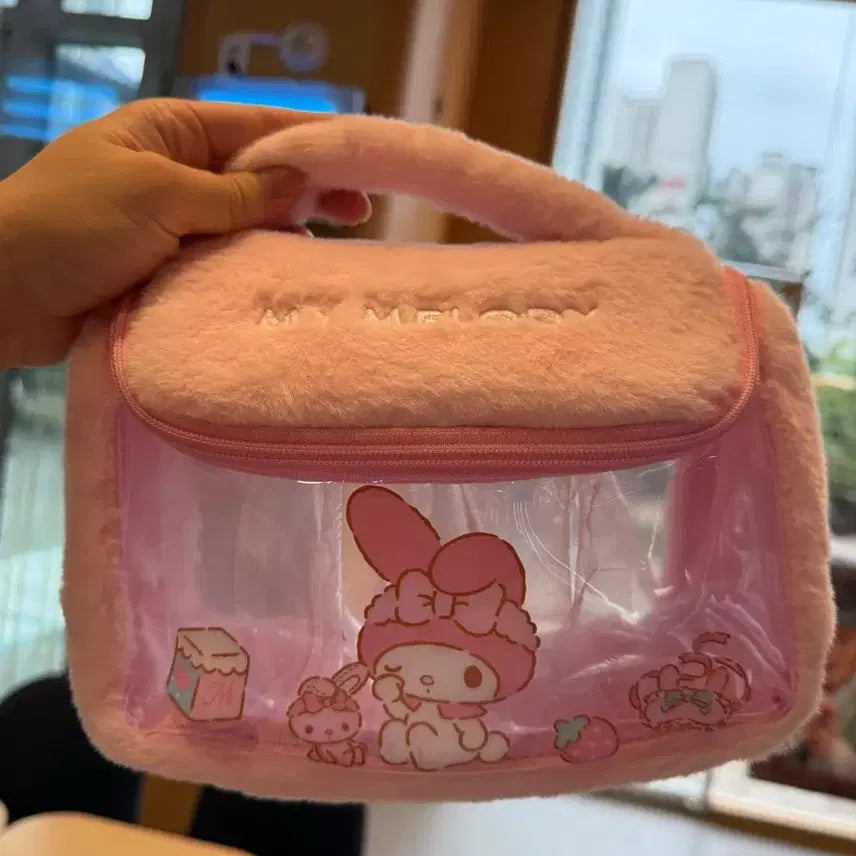 [BUNJANG] Sanrio My Melody Fur Pouch / 산리오 마이멜로디 파우치
