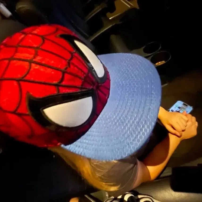 [BUNJANG] New Era Spider-Man Snapback Hat Size 8 / 희귀) 뉴에라 스파이더맨 스냅백 8