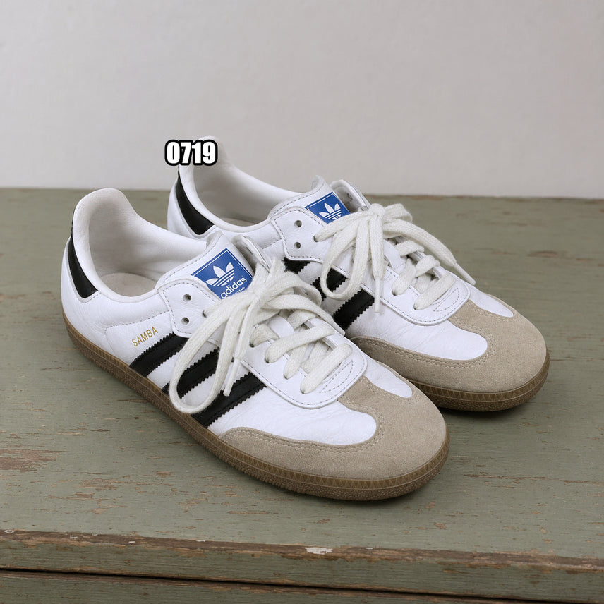 [BUNJANG] Adidas Samba OG Cloud White Core Black / 235) 아디다스 삼바 OG 클라우드 화이트 코어 블랙