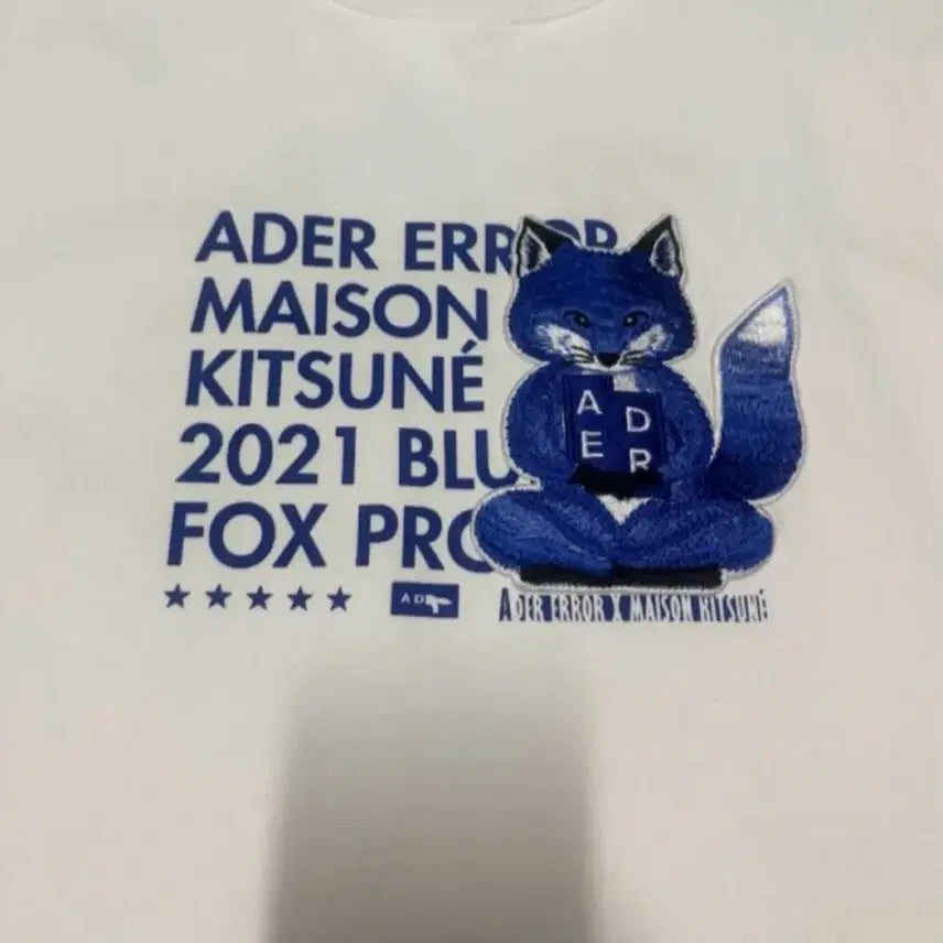 [BUNJANG] Ader Error x Maison Kitsuné T-shirt / 아더에러&메종키츠네 반팔(정품!!!)