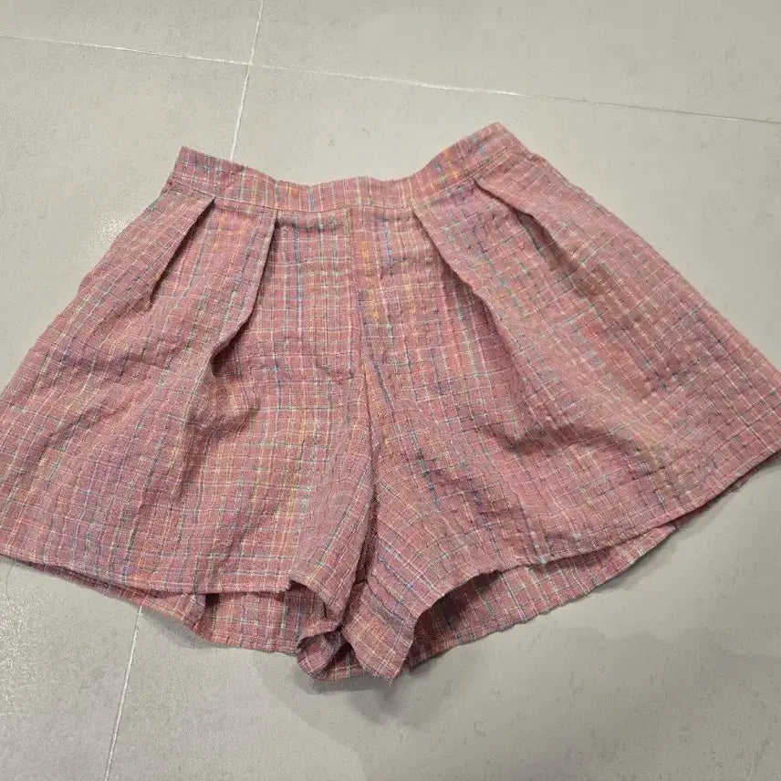[BUNJANG] Women's Checked Culottes Skirt Pants (Built-in Shorts) / (S)체크 큐롯 치마바지 (속바지O)