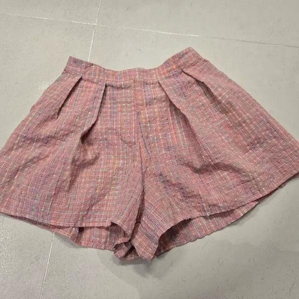[BUNJANG] Women's Checked Culottes Skirt Pants (Built-in Shorts) / (S)체크 큐롯 치마바지 (속바지O)