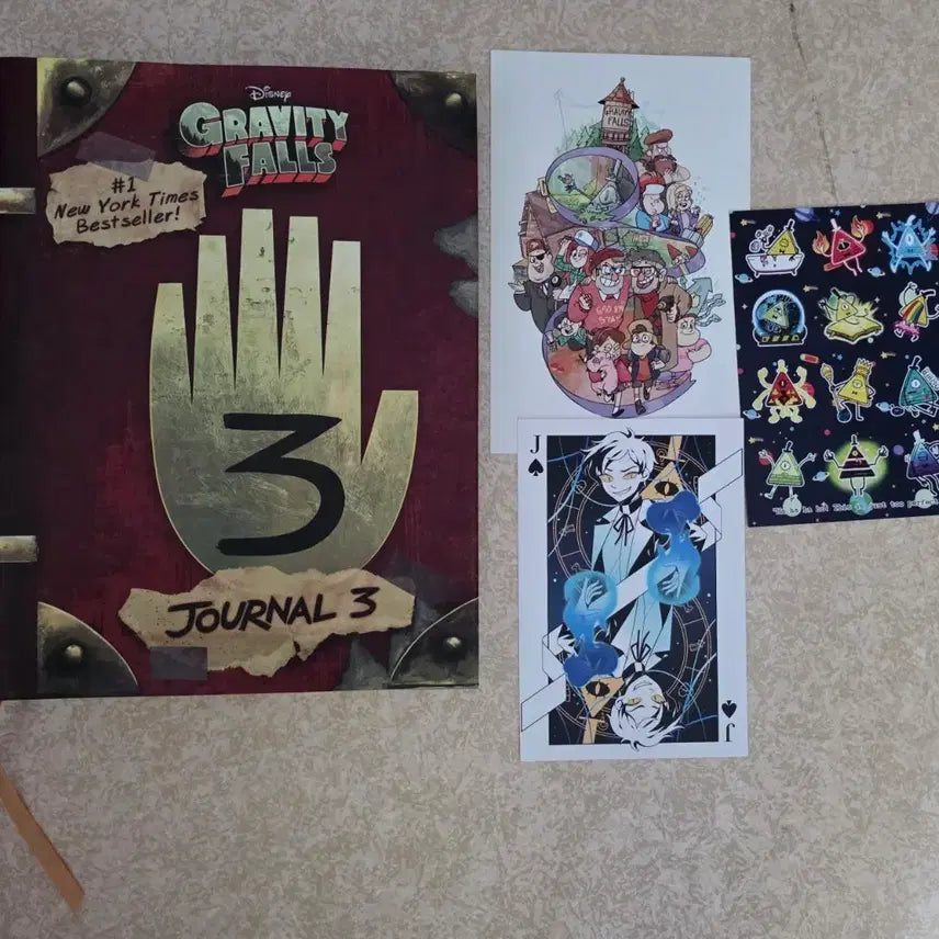 [BUNJANG] Gravity Falls Journal 3 Postcard Bundle / 중력폭포 그래비티 폴스 저널3