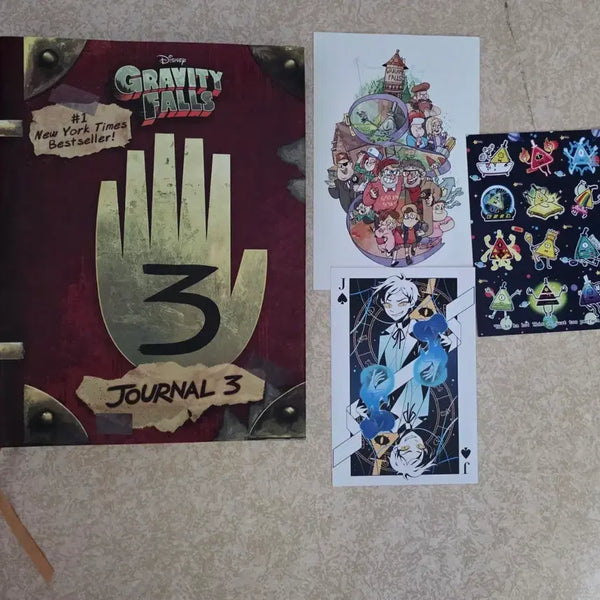 [BUNJANG] Gravity Falls Journal 3 Postcard Bundle / 중력폭포 그래비티 폴스 저널3