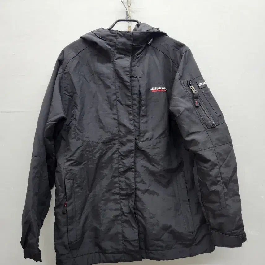 [BUNJANG] Dickies Side Pocket Logo String Windbreaker Jacket XS / 디키즈 사이드포켓 로고 후드 스트링 바람막이 자켓 XS(S)