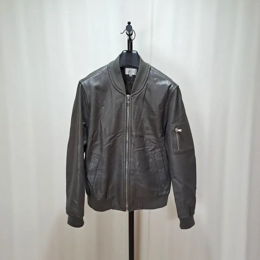 [BUNJANG] Heritage Genuine Leather Varsity Jacket Size 105 / (택포) 헤스티지 양가죽 마원자켓 105 C321