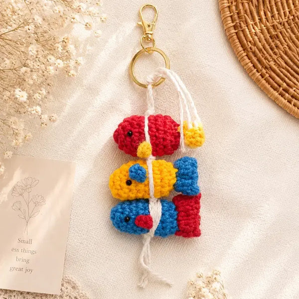 [BUNJANG] Handmade Fish Charm / 액막이 물고기 뜨개 키링