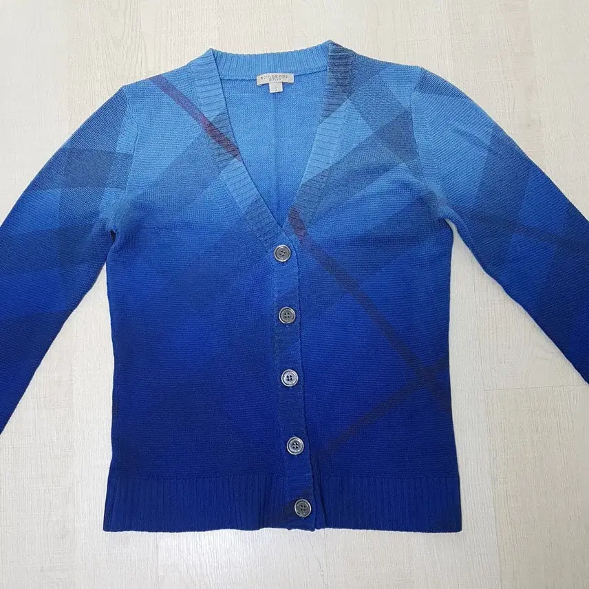 [BUNJANG] Burberry Cashmere Wool Knit Cardigan / [55]정품 버버리 캐시미어 울 니트 가디건