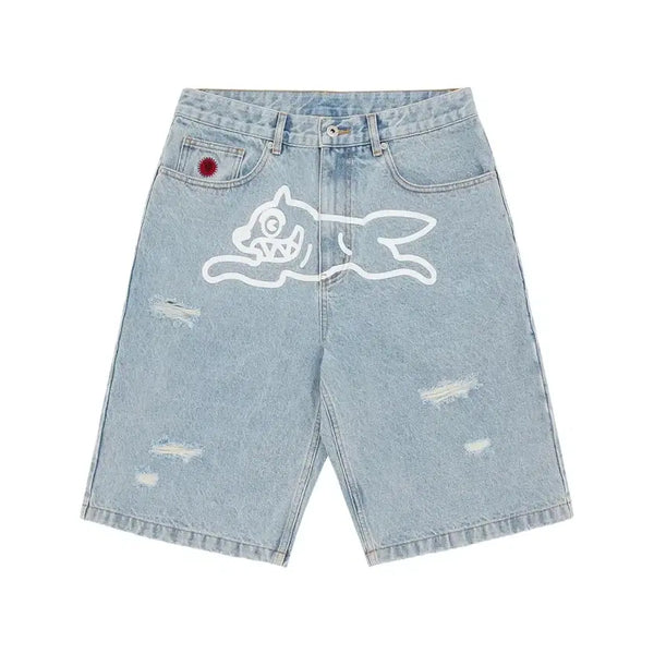 [BUNJANG] BBC Icecream 26ss Running Dog Denim Shorts Blue / (새상품)[30,32,36] BBC 아이스크림 26ss 러닝 도그 데님 쇼츠/블루