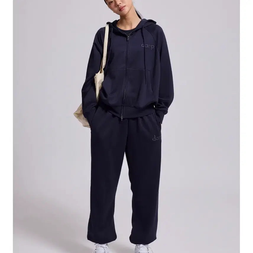 [BUNJANG] Club Dance Training Sweat Setup Navy M/L / 클럽 댄프 트레이닝 스웨트 셋업 네이비 M/L