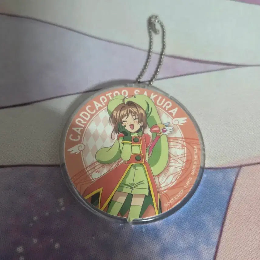 [BUNJANG] Cardcaptor Sakura Acrylic Keychain (Classic Design) / 카드캡터체리 사쿠라 아크릴 키링고전 키링