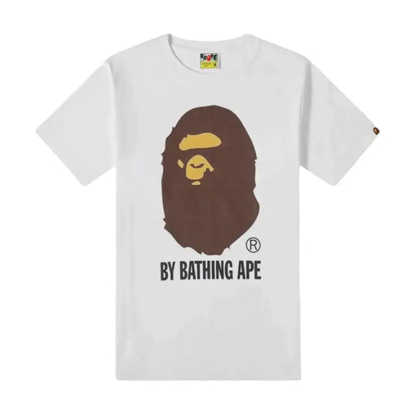 [BUNJANG] BAPE Short Sleeve T-Shirt White APE Logo / 베이프 반팔티 화이트 APE 로고