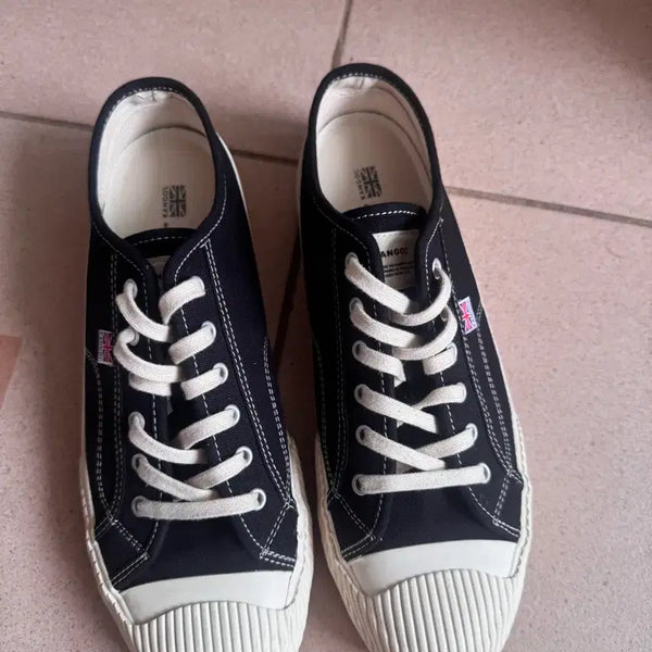 [BUNJANG] Kangol Canvas Sneakers Navy / 캉골 단화 신발