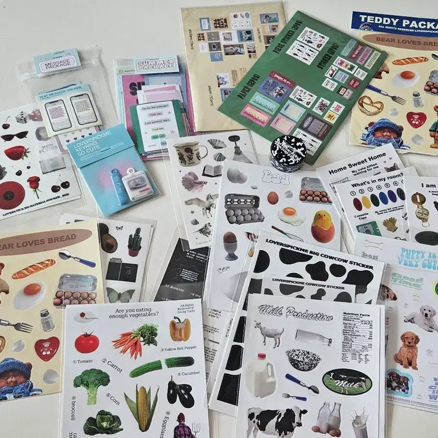 [BUNJANG] Lover's Pick Me Sticker Pack and Stickers / 새상품) 러버스픽미 스티커팩, 스티커