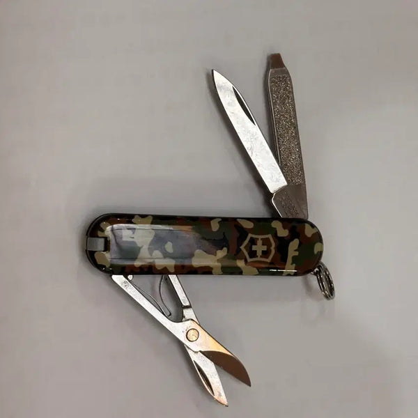 [BUNJANG] Victorinox Camouflage Swiss Army Knife Mini Multitool / 빅토리녹스 카모플라쥬 맥가이버칼 미니멀티툴