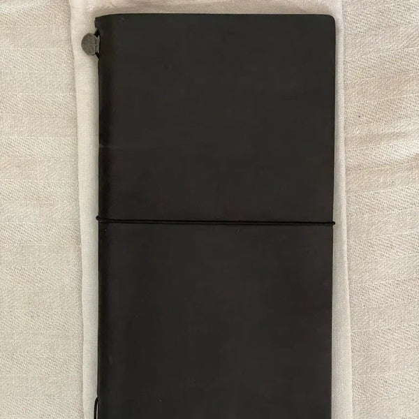 [BUNJANG] Traveler's Notebook Original Black with Midori Engraving / 트래블러스노트 오리지널 블랙[미도리 각인]