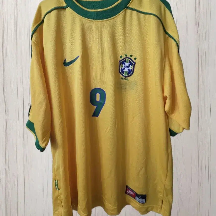 [BUNJANG] Nike Brazil National Team Ronaldo 1998 Jersey (International L) / [해외L] 원판 1998 나이키 브라질 축구 호나우두 국가대표팀 유니폼 판매합니다.