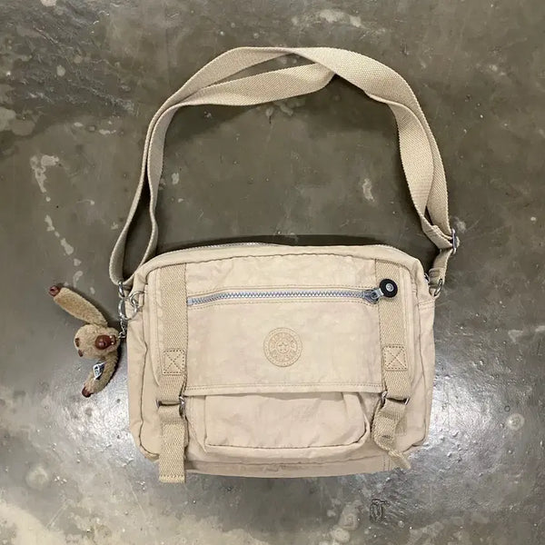[BUNJANG] Kipling Crossbody Bag Beige / 키플링 크로스백 베이지