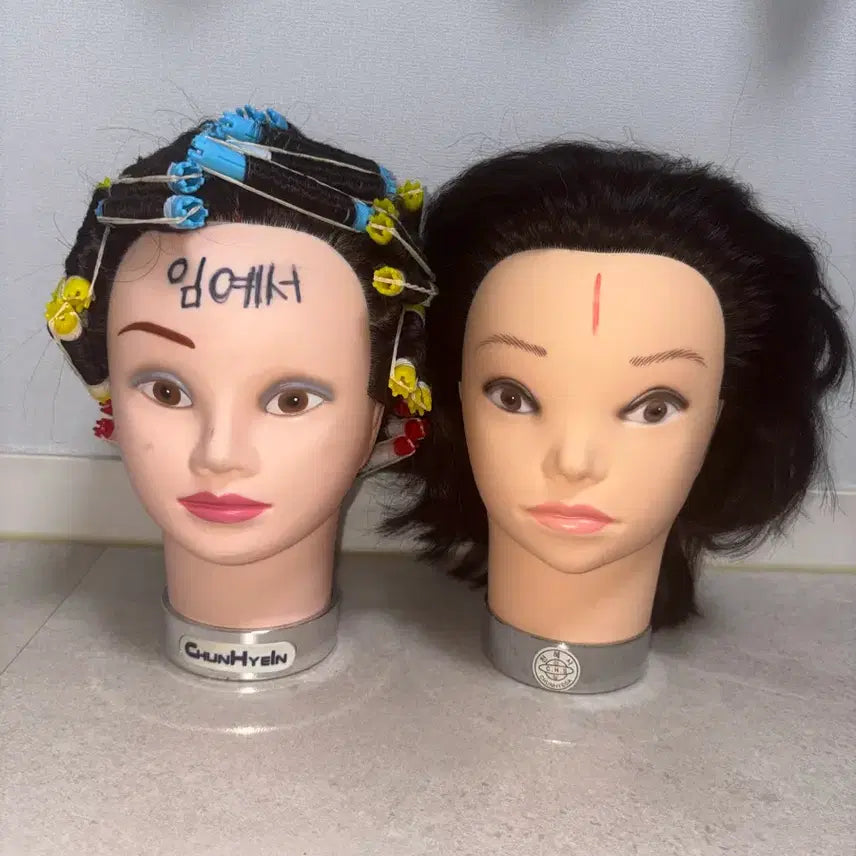 [BUNJANG] Hairdressing Practice Wig / 미용사 실기용 가발