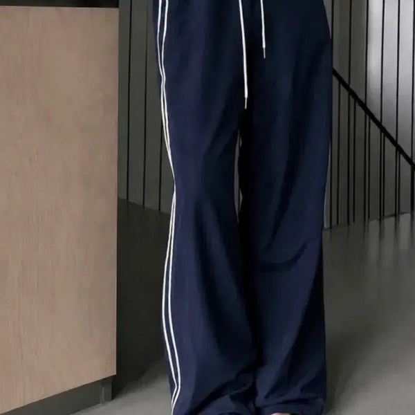 [BUNJANG] Ablley Sideline Wide Pants / 에이블리 사이드라인 와이드팬츠