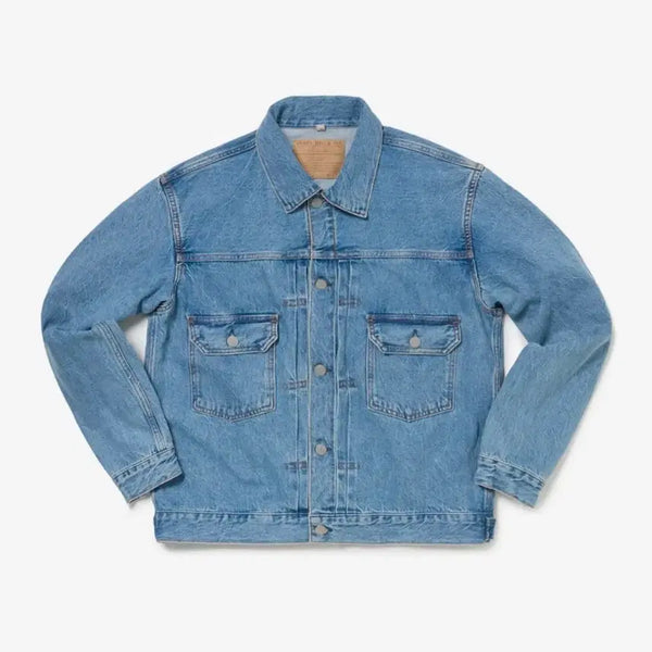 [BUNJANG] Pioneer Jacket Light Indigo Selvedge / [3] LOT.062 파이오니어 자켓 라이트 인디고 셀비지