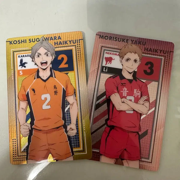 [BUNJANG] Haikyuu!! Koushi Sugawara & Morisuke Yaku Photocard Set / 하이큐 굿즈