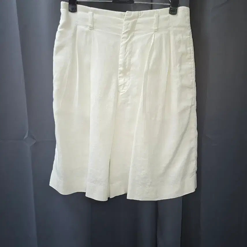 [BUNJANG] Polo Ralph Lauren White Linen Shorts / 폴로 랄프로렌 흰색 린넨 반바지 (2396)