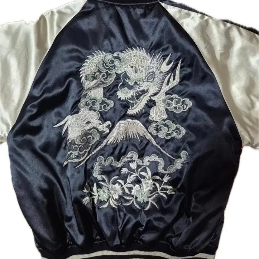 [BUNJANG] Hoshihime Dragon Embroidery Souvenir Jacket / 호시히메 스카쟌 0919 화룡