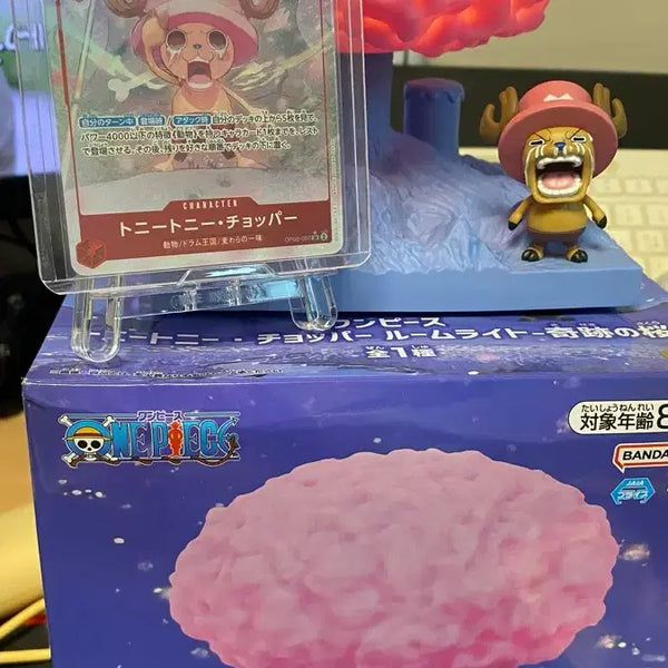 [BUNJANG] One Piece Tony Tony Chopper Mood Lamp + Game Card Set (Japan Edition) / 토니토니 쵸파 카드(일판)+무드등 세트