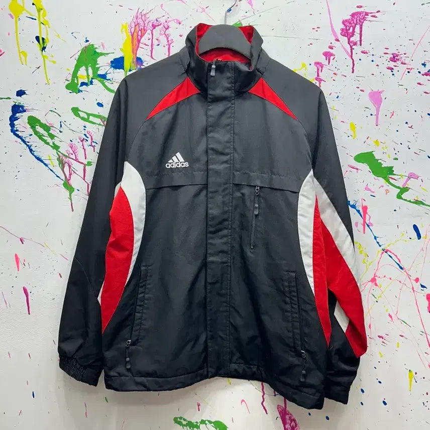 [BUNJANG] Adidas 00s Old School Performance Windbreaker / 00s 아디다스 올드스쿨 퍼포먼스 윈드브레이커 95