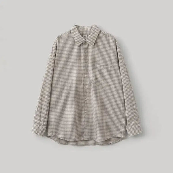 [BUNJANG] Another Office Ordinary Check Shirt Ecru / [3] 어나더오피스 오디너리 체크 셔츠 에크루