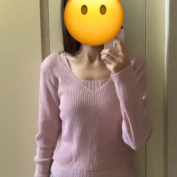 [BUNJANG] Knit Tank Top Set / 니트나시 세트