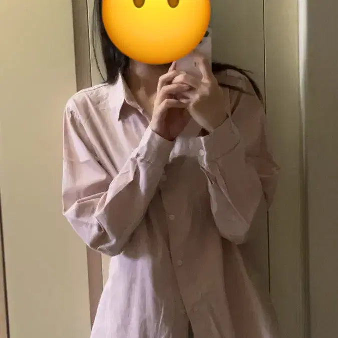 [BUNJANG] Vintage Pink Women's Shirt / 빈티지핑크 셔츠