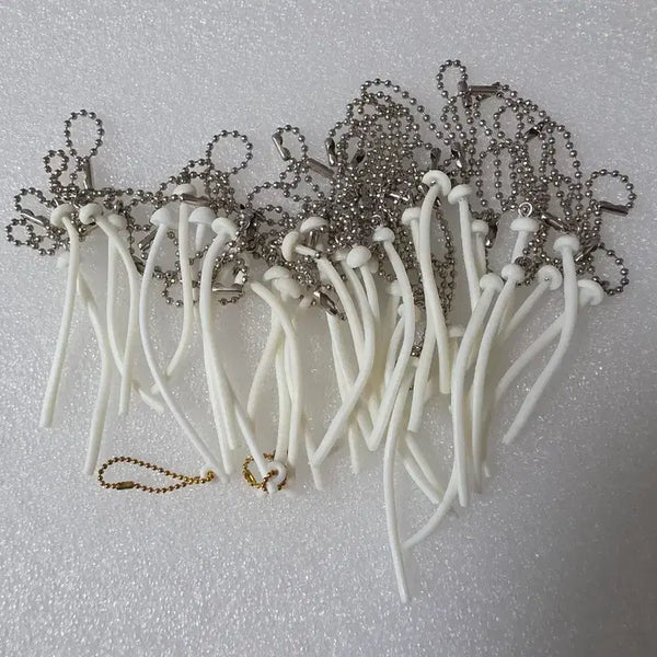 [BUNJANG] Enoki Mushroom Keychain / 팽이버섯 키링