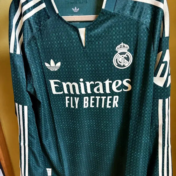 [BUNJANG] Real Madrid 26/27 Authentic Long Sleeve Away Jersey / 레알 마드리드 26 27 어웨이 어센틱 긴팔 jp 2XL kr XL us L