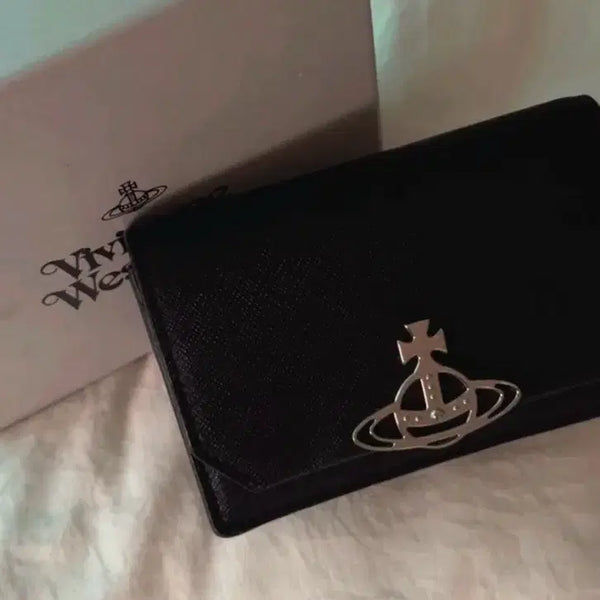 [BUNJANG] Vivienne Westwood Leather Bifold Wallet / 비비안웨스트우드 반지갑 (정품)