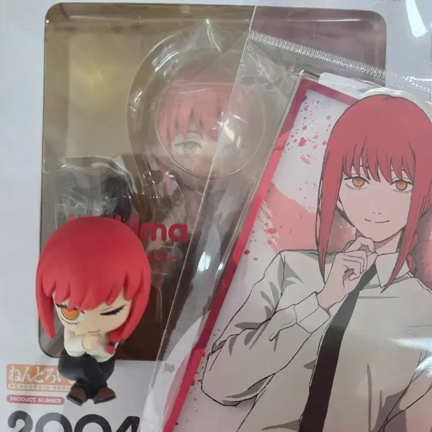 [BUNJANG] Chainsaw Man Makima Nendoroid 2004 & Makima Acrylic Stand Bundle Set / [일괄]체인소맨 마키마 피규어 넨도로이드 2004 & 마키마 아크릴