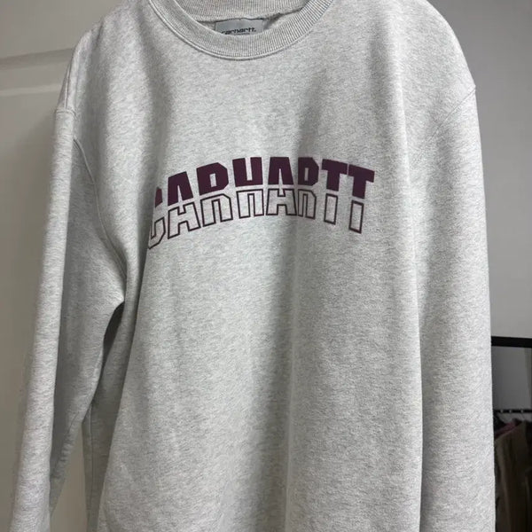 [BUNJANG] Carhartt Sweatshirt Melange Grey L / 칼하트 맨투맨 L