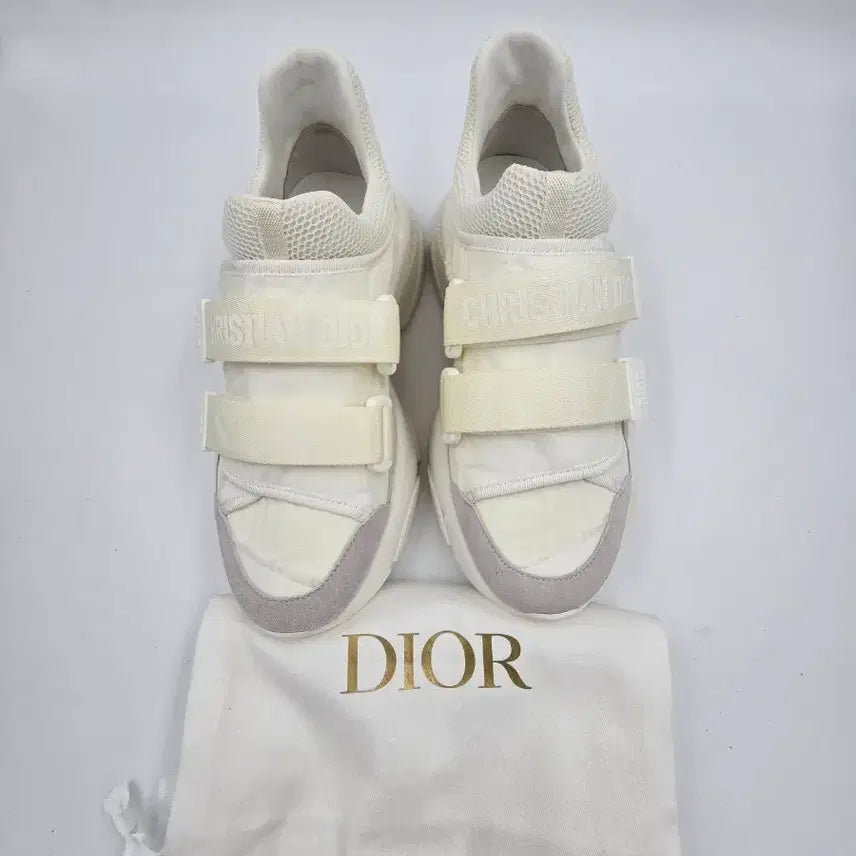 [BUNJANG] Dior D-Wander Velcro Sneakers / 정품 디올 D-Wander 디원더 벨크로 스니커즈240~완전급처