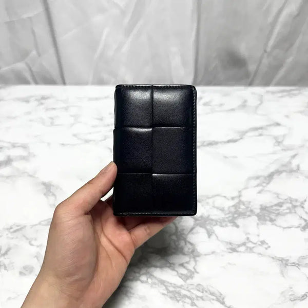 [BUNJANG] Bottega Veneta Flap Card Holder Black / [S급] 보테가베네타 플랩 카드지갑 블랙