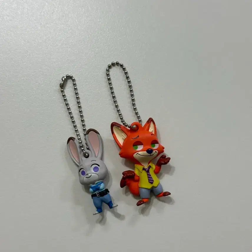 [BUNJANG] Zootopia Flat Figure Keyring Gacha / 주토피아 납작 피규어 키링 가챠
