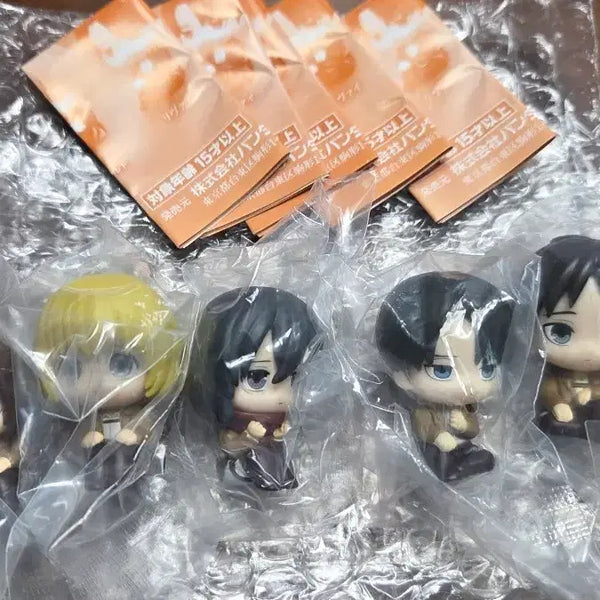 [BUNJANG] Attack on Titan 10th Anniversary Gacha Full Set (5 Types) / (미개봉) 진격의거인 10주년 가챠 풀세트 5종