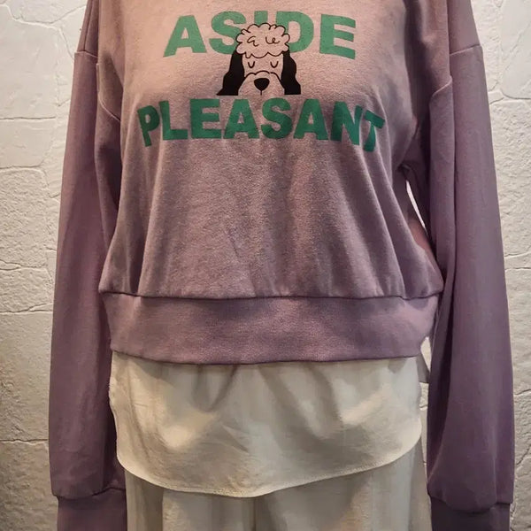 [BUNJANG] Unisex Cropped Long Sleeve T-Shirt / 귀여운간절기크롭긴팔티(새상품)