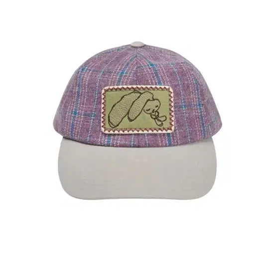 [BUNJANG] KOSEIO TEJI BUNNY EMBLEM CAP PURPLE / (수수료포함)코이세이오26fw TEJI BUNNY EMBLEM CAP PURPLE