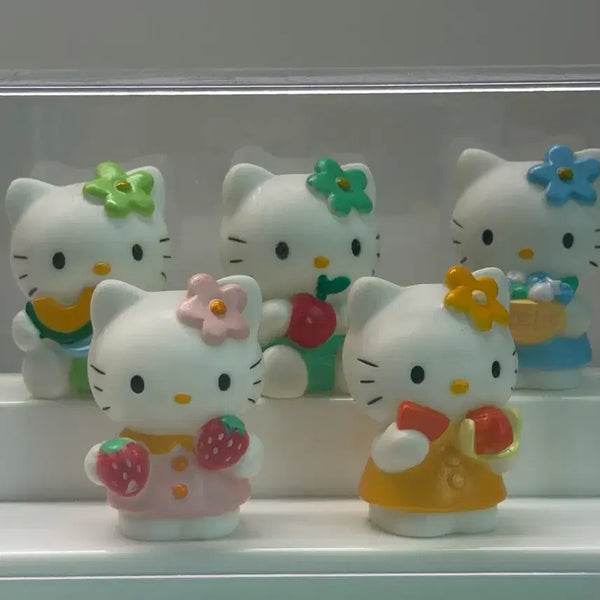 [BUNJANG] Vintage Hello Kitty Figurines (Set of 5) / 고전키티피규어 판매