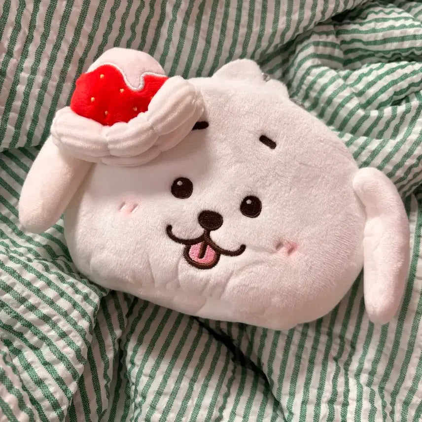 [BUNJANG] NCT WISH Strawberry Bakery Popup 'Daengtreever' Pouch / 엔시티 위시 딸기 베이커리 팝업 댕트리버 파우치 포쉐트