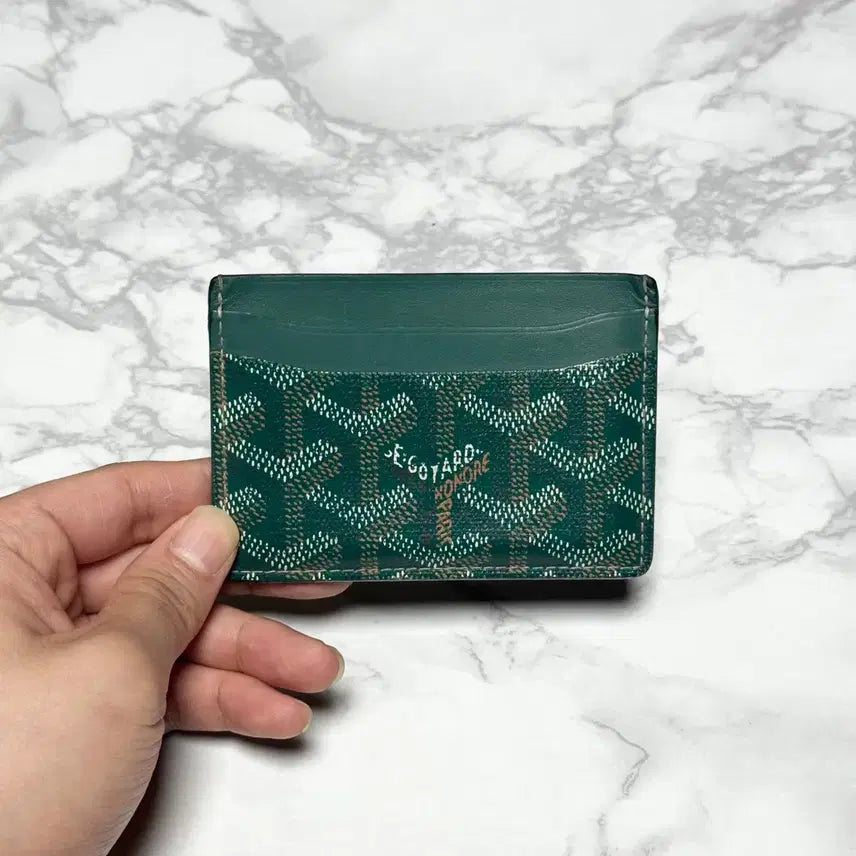 [BUNJANG] Goyard Saint Sulpice Card Holder Green / [A+급] 고야드 생쉴피스 카드지갑 그린