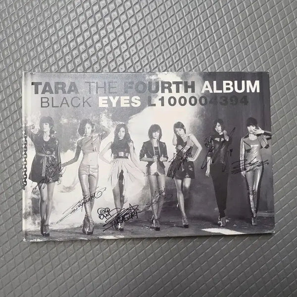 [BUNJANG] T-ara 4th Album 'Black Eyes' Signed Album / 티아라 TARA 4집 앨범 BLACK EYES 친필 싸인 앨범