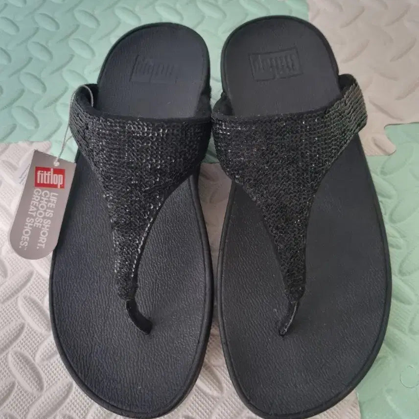 [BUNJANG] Fitflop Sequin Flip-Flops Size 230 / (새상품)핏플랍 스팽글 쪼리 230
