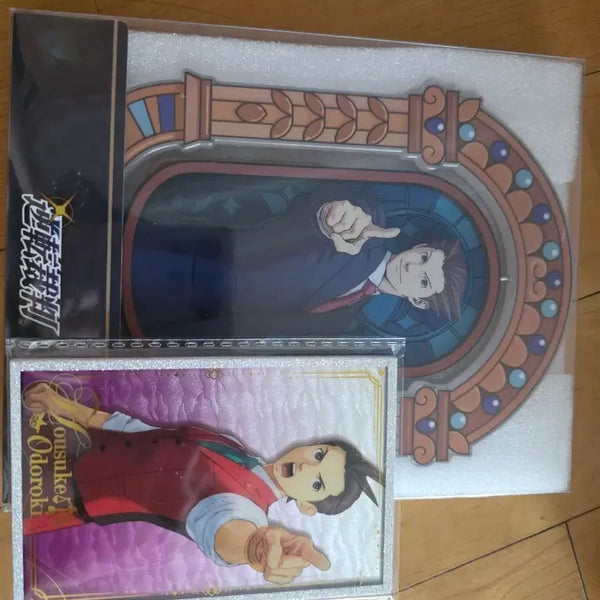 [BUNJANG] Ace Attorney Popmart Kuji Naruhodo & Odoroki Acrylic Set / 역전재판 팝마트 쿠지 나루호도 오도로키 아크릴 세트